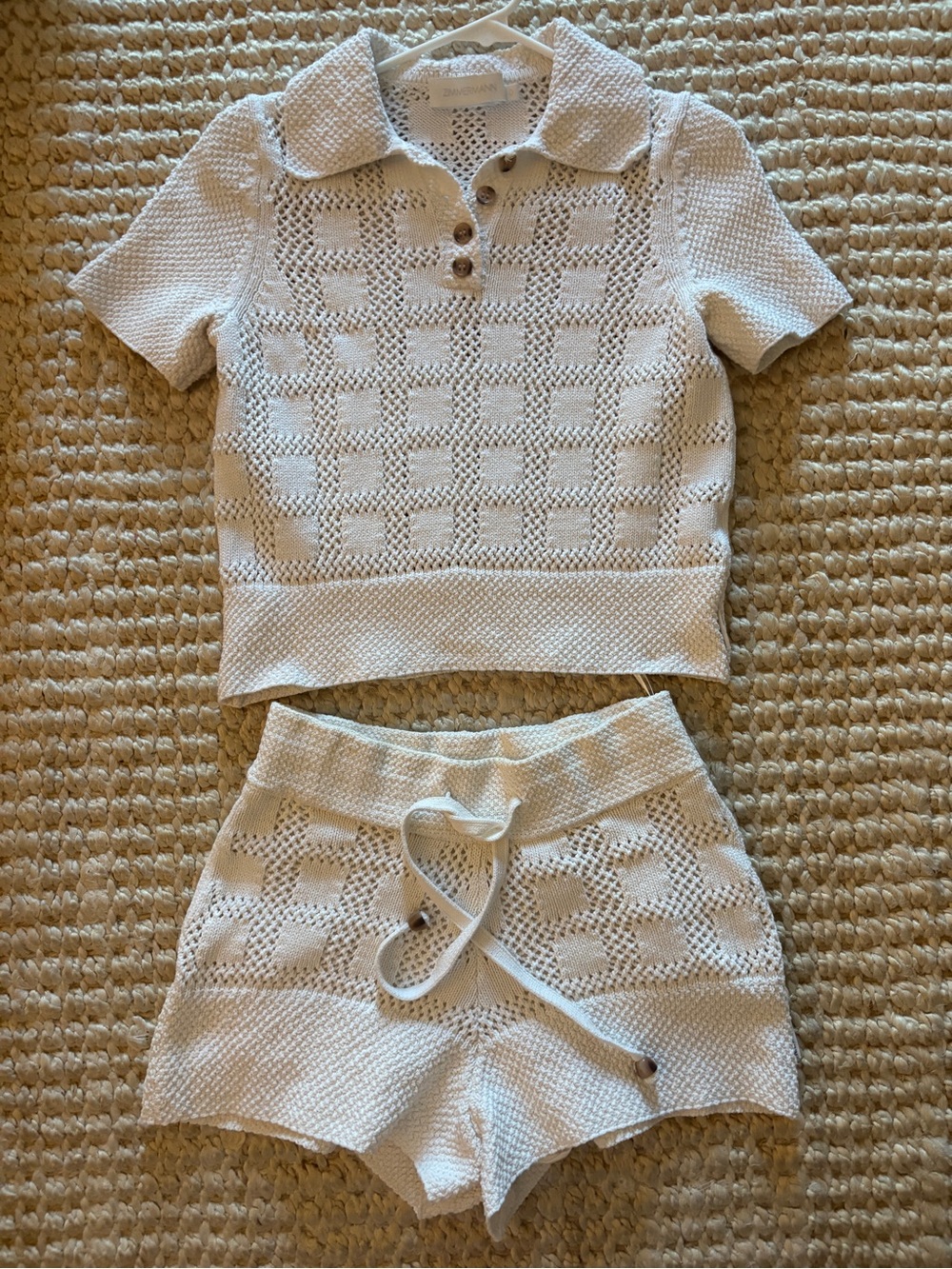 Zimmerman crochet short outfit.